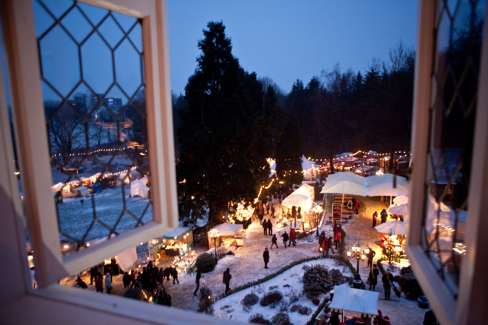 Romantischer Weihnachtsmarkt Schloss Grünewald 3. Advent 2017